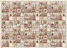 TELA DECORADA 70X50CM SWEET DECEMBER IV PFY-15357