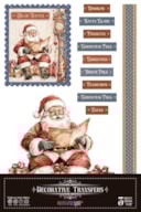 DECOR TRANSFERS 20X30CM SANTA S WORKSHOP  PFY-15198