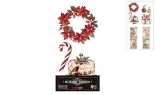 DECOR TRANSFERS 15X30CM SWEET DECEMBER PFY-15364