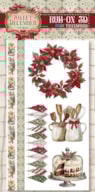 RUB ON 3D TRANSFERS 12X25CM SWEET DECEMBER PFY-15367