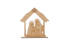 SET 2 SAGRADAS C/ CABANA 15X5X17X0.3CM MDF