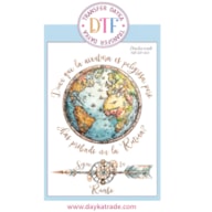 TRANSFER DTF-014G 20X28.5CM MUNDO E FLECHA