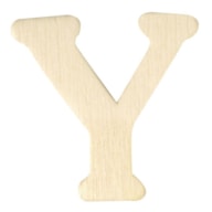 WOODEN LETTER Y 4CM  RAYHER