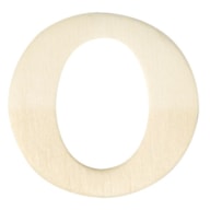 Wooden letters O, 4 cm,  RAYHER