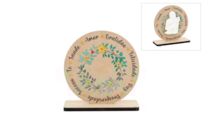 PLACA NATAL C/ SENTIMENTOS C/ BASE