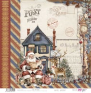 PAPEL SCRAP 30.5X31.8CM SANTA´S WORKSHOP PFY-15155