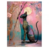 TRANSFER DTF TEXTIL 25X30CM MOON CAT ARTIS DECOR