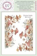 STICKER MULTISUPERFICIE TRANSP. UV-010 11.4X14.3CM COGUMELOS