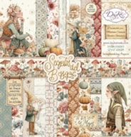 SET 14 PAPEIS SCRAP 30.5X30.5CM SCP-3058 SEGREDOS FLORESTA