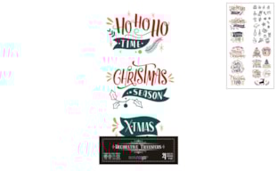 DECOR TRANSFERS 15X30CM CHRISTMAS PFY-15239