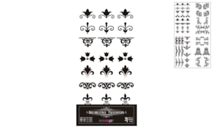 DECOR TRANSFERS 15X30CM HOJAS (ORNEMENTAL) PFY-15243