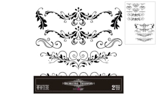 DECOR TRANSFERS 30X30CM FOLHAS (ORNAMENTAL) PFY-15245