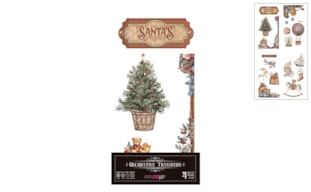 DECOR TRANSFERS 15X30CM SANTA´S WORKSHOP  PFY-15197