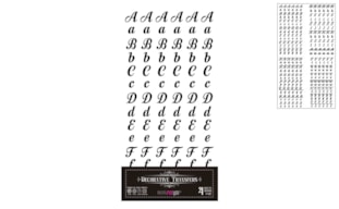 DECOR TRANSFERS 15X30CM ABECEDARY PFY-15233