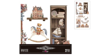 DECOR TRANSFERS 30X30CM SANTA S WORKSHOP PFY-15199