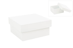 WOODEN BOX 16X16X8CM BRANCA