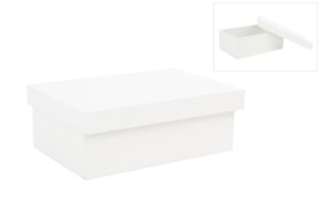 RECTANGULAR BOX, 22X15X8CM WHITE