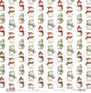 PAPEL SCRAP 30.5X31.8CM SANTA & FRIENDS PFY-15395