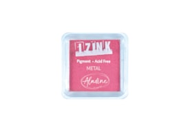 IZINK EMBOSSING TINTEIRO 5x5cm 19125 ROSA METALICO