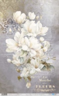 PAPEL ARROZ 54X33CM LA VIE EN FLEURS MAGNOLIAS IV PFY-12714