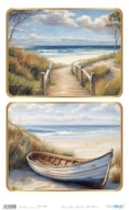 PAPEL ARROZ 54X33CM LANDSCAPE SUNNY BEACH VI  PFY-15272