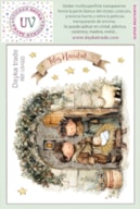 STICKER MULTISUPERFICIE TRANSP. UV-025 11.4X14.3CM PRESEPIO