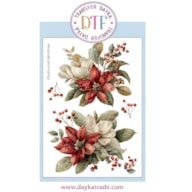 TRANSFER DTF-064G 20X28.5CM FLORES VERMELHAS