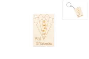 SET 12 APLICAÇÕES P/ P. CHAVES PAI 3.5X5.5X0.3CM CHOUPO