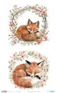 PAPEL ARROZ 54X33CM FLORA E FAUNA III PFY-15562