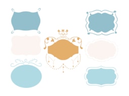 STENCIL 21X15CM MOLDURAS 300021175 ACRILEX