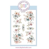 TRANSFER DTF-082P 14.28X19CM FLORES