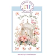 TRANSFER DTF-072G 20X28.5CM GAIOLA COM PASSARO