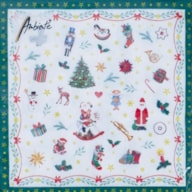 EMB. 20 GUARDANAPOS 33X33CM ORNAMENTS CHRISTMAS
