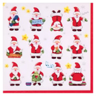 EMB. 20 GUARDANAPOS 33x33CM PAI NATAL 303606