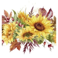 EMB. 20 GUARDANAPOS 33X33CM GIRASOLI AUTUNNALI