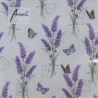EMB. 20 GUARDANAPOS 33X33CM LAVENDER WITH LOVE