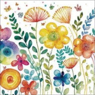 EMB. 20 GUARDANAPOS 33X33CM VIBRANT SPRING WHITE