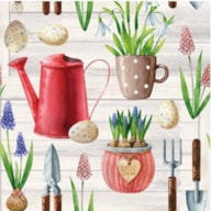 EMB. 20 GUARDANAPOS 33x33CM JARDINAGEM 380033