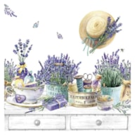 EMB. 20 GUARDANAPOS 33X33CM LAVANDER FARM IN PROVENCE