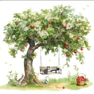 EMB. 20 GUARDANAPOS 33x33CM MACIEIRA 344526