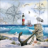 EMB. 20 GUARDANAPOS 33X33CM ANCHORAGE