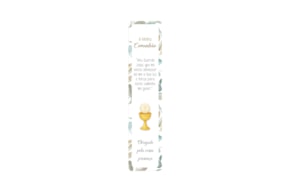 SET 4 MARCADORES LIVRO CÁLICE 3.4X18X0.3CM MDF BRANCO