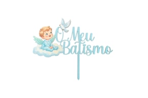 SET 2 ESPETOS MENINO 18X14X0.3CM MDF BRANCO