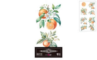 DECOR TRANSFERS 15X30CM ORANGES PFY-15723