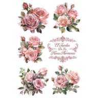 TRANSFER DTF TEXTIL 25X30CM EL JARDIN FLORES HERMOSAS ARTIS