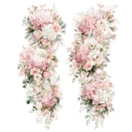 TRANSFER DTF TEXTIL 25X30CM GUIRNALDAS FLORALES 2