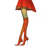 TRANSFER DTF TEXTIL 25X30CM BEAUTIFUL LEGS 2 ARTIS DECOR