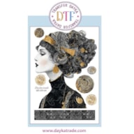TRANSFER DTF-074P 14.28X19CM DAMA DE PERFIL