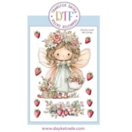 TRANSFER DTF-086P 14.28X19CM FADA COM MORANGOS