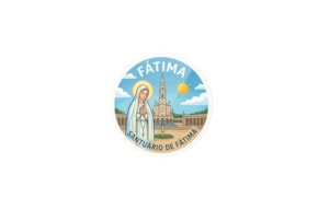 SET 6 IMANS NOSSA SENHORA FÁTIMA D.6X0.3CM ACRILICO